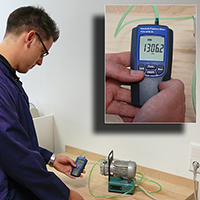 Anwendungsbild eines Handmanometers Anwendungsbild eines Handmanometers