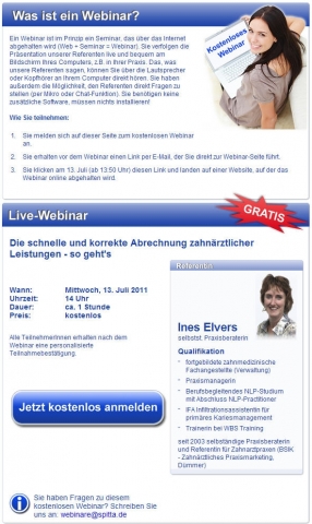 Fortbildung im Internet - neue Webinare zur Abrechnung zahnärztlicher und zahntechnischer Leistungen Fortbildung im Internet - neue Webinare zur Abrechnung zahnärztlicher und zahntechnischer Leistungen