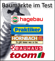 Der große Baumarkt-Test bei heimwerker.de Der große Baumarkt-Test bei heimwerker.de