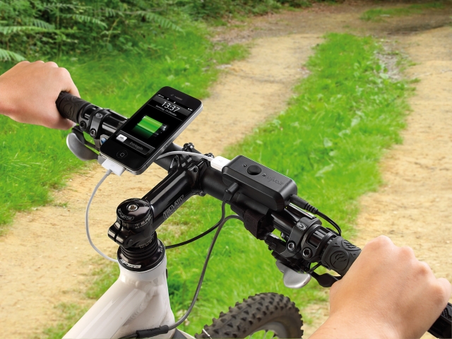 Revolt Fahrrad-Dynamo-Ladegerät für Navi, iPhone, Smartphone&Co