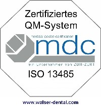 Logo mdc mit HP Walser Dental Logo mdc mit HP Walser Dental