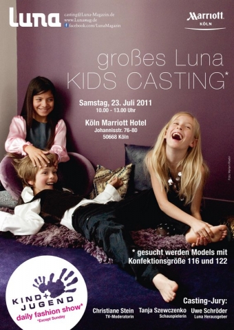 Kindercasting am 23. Juli 2011 in Köln