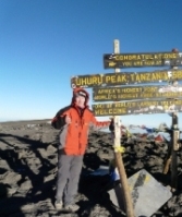 Claudia Weber auf dem kilimanjaro Claudia Weber auf dem kilimanjaro