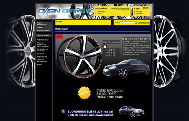 Hersteller der Alufelgen-Marken Oxigin und Carmani präsentiert neuen Online-Shop Hersteller der Alufelgen-Marken Oxigin und Carmani präsentiert neuen Online-Shop