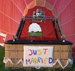 Hochzeit im Ballon, Ballonfahren mit www.Lahntal-Ballonteam.de