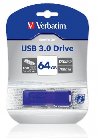 Verbatim Store n Go USB 3.0 Drive schneller als je zuvor Verbatim Store n Go USB 3.0 Drive schneller als je zuvor