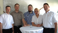 v.l.n.r.: Jens-Peter Schmidt, Projektleiter und Engineer, Stefan Hecker, Diplom-Ingenieur, Jürgen Wi