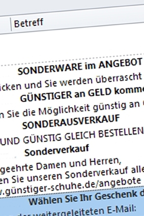 Werbung per E-Mail: Alles erlaubt? Werbung per E-Mail: Alles erlaubt?