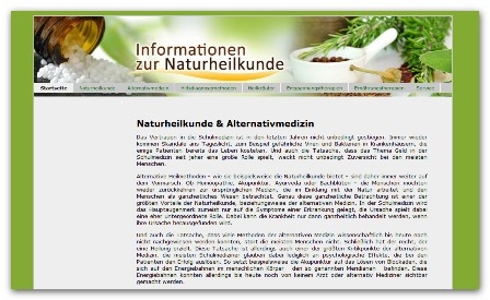 Informationenüber Naturheilkunde