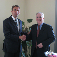 Thomas Regge und Klaus Hackenberg (von links)