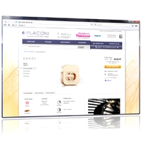 Flaconi,Online Shop der Parfümerie Thiemann