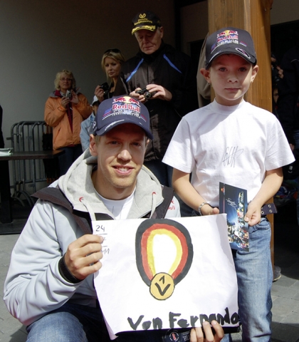 Siebenjähriger Formel 1-Fan aus Schöntal darf zum Nürburgring Siebenjähriger Formel 1-Fan aus Schöntal darf zum Nürburgring