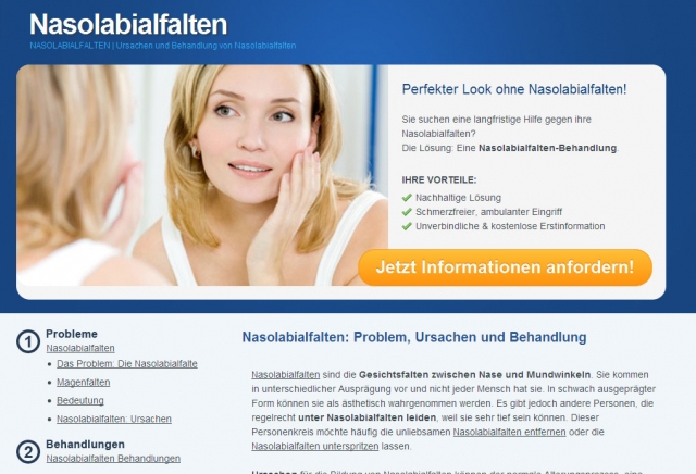 Perfekter Look ohne Nasolabialfalten Perfekter Look ohne Nasolabialfalten