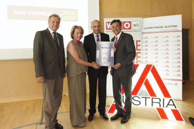MVS ZeppelinÖsterreich wird zum Leitbetrieb