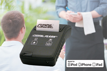 OEM Bluetooth® Drucker für iPhone® von GeBE druckt die Rechnung gleich am Tisch OEM Bluetooth® Drucker für iPhone® von GeBE druckt die Rechnung gleich am Tisch