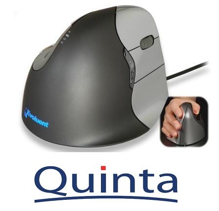 Quinta erweitert Ergonomie Sortiment mit Evoluent Vertical Mouse
