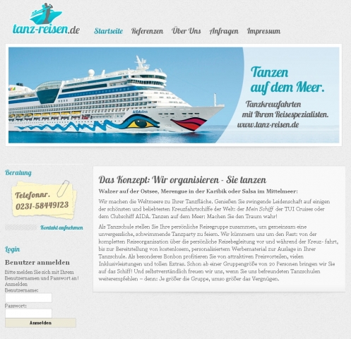 Tanz-Reisen.de: der Spezialist für Tanz Kreuzfahrten Tanz-Reisen.de: der Spezialist für Tanz Kreuzfahrten