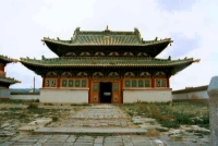 Kloster Erdene Zuu am Rande der ehemaligen Welthauptstadt Karakorum in der Mongolei