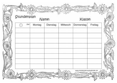 Stundenpläne online gestalten
