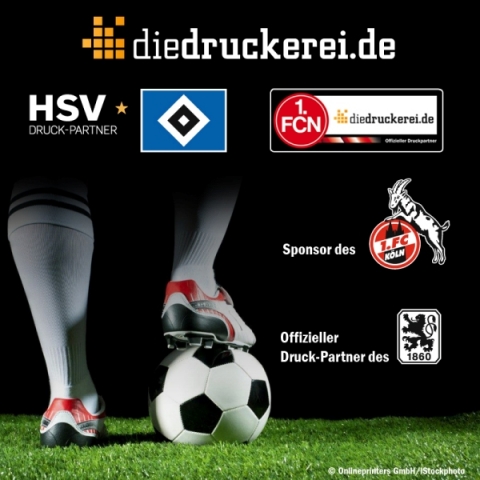 diedruckerei.de geht mit Fußballsponsoring in die Verlängerung diedruckerei.de geht mit Fußballsponsoring in die Verlängerung
