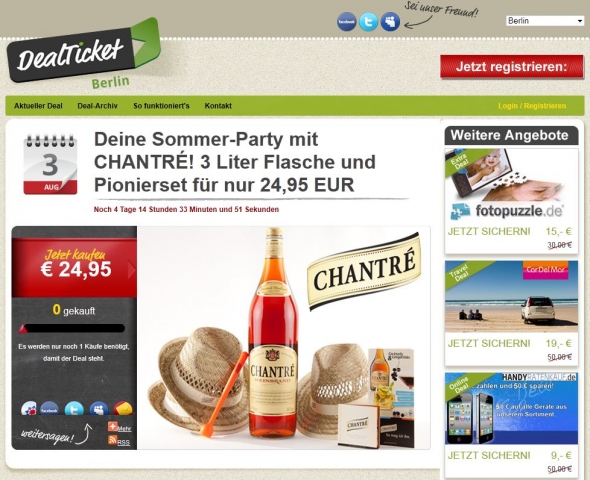 DealTicket mixt den Sommer DealTicket mixt den Sommer