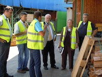 Auf Werksbesichtigung bei Keller Holz 