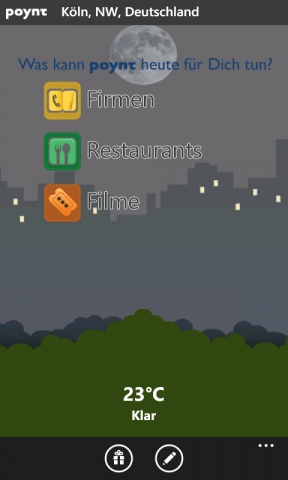 Such-App POYNT ab sofort auch auf Windows Phone 7 erhältlich Such-App POYNT ab sofort auch auf Windows Phone 7 erhältlich