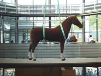 Kunstwerk fliegendes Pferd