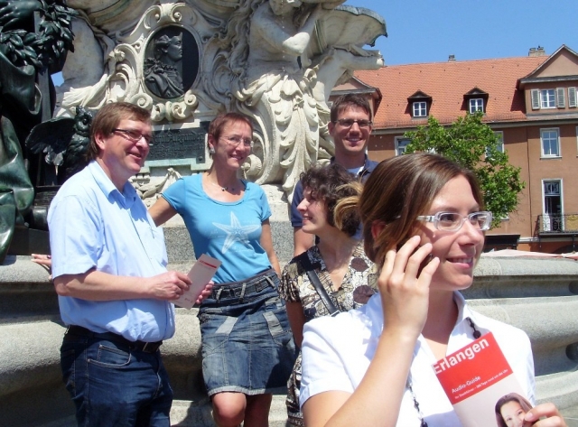 Erlangen mit dem Audio-Guide per Handy entdecken Erlangen mit dem Audio-Guide per Handy entdecken