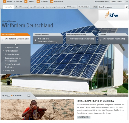 Relaunch bei der KfW - mit edicos technisch auf der sicheren Seite