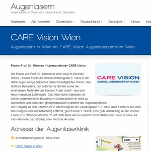Scharfe Augenblicke - Augenlaseroperationen mit Laser Scharfe Augenblicke - Augenlaseroperationen mit Laser