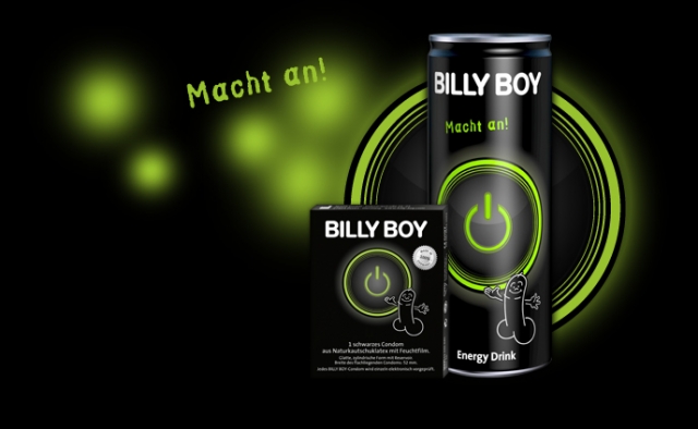 Macht an: Der neue Energy Drink von BILLY BOY Macht an: Der neue Energy Drink von BILLY BOY