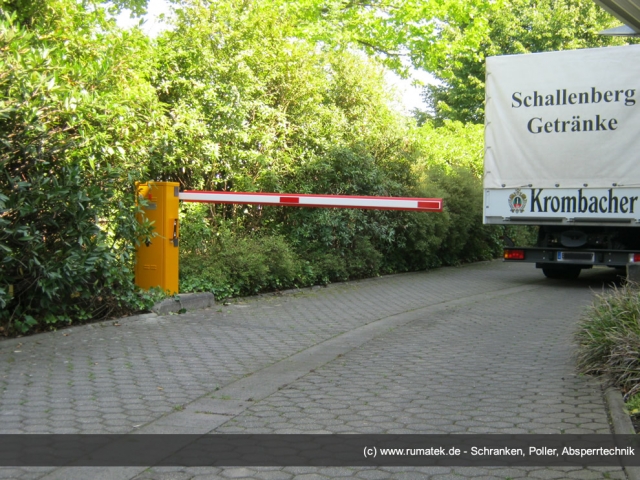 Rumatek montiert Schranken-Anlage für Getränkegroßhandel Schallenberg in Bonn Rumatek montiert Schranken-Anlage für Getränkegroßhandel Schallenberg in Bonn