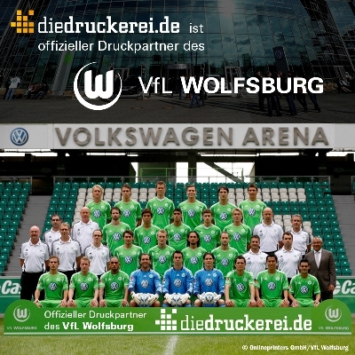 diedruckerei.de ist jetzt auch offizieller Druckpartner des VfL Wolfsburg diedruckerei.de ist jetzt auch offizieller Druckpartner des VfL Wolfsburg