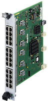 Die Ethernet-Baugruppe bietet 24 Gigabit-Ethernet-Ports (Quelle: KEYMILE)