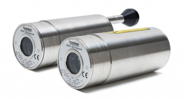 Berührungslose Temperaturmessung mit neuem Infrarotpyrometer für die Metall-, Stahl- und Glasindustr Berührungslose Temperaturmessung mit neuem Infrarotpyrometer für die Metall-, Stahl- und Glasindustr