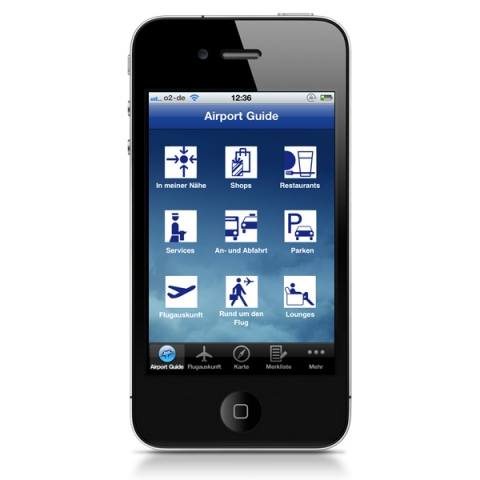Per iPhone App durch den Flughafen Frankfurt Per iPhone App durch den Flughafen Frankfurt