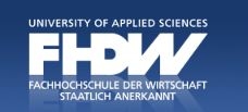 Die Fachhochschule der Wirtschaft (FHDW) Paderborn: Thementag Personal und Bildung am am 15. Septemb Die Fachhochschule der Wirtschaft (FHDW) Paderborn: Thementag Personal und Bildung am am 15. Septemb