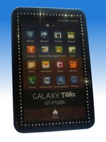 Tablet-PC mit Design-Schmuckfolie Tablet-PC mit Design-Schmuckfolie