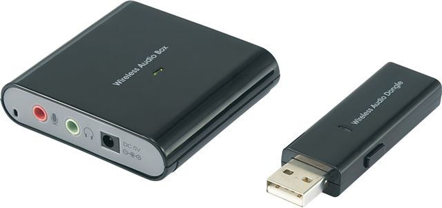 Schluss mit dem Kabelsalat! USB-Audio-Funkübertragungs-Set auf 2,4 GHz macht HiFi drahtlos Schluss mit dem Kabelsalat! USB-Audio-Funkübertragungs-Set auf 2,4 GHz macht HiFi drahtlos