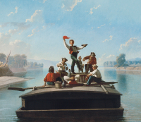 George Caleb Bingham, Die fröhlichen Bootsleute, 1877-78,©Terra Foundation for American Art, Chicago George Caleb Bingham, Die fröhlichen Bootsleute, 1877-78,©Terra Foundation for American Art, Chicago
