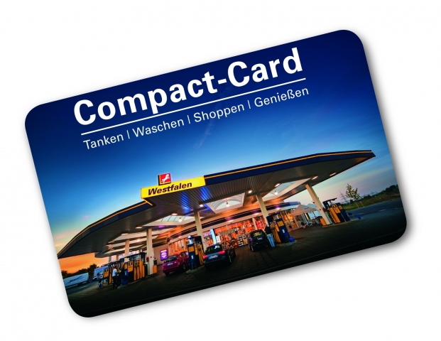 Tanken, Waschen und Shoppen mit der Westfalen-Compact-Card