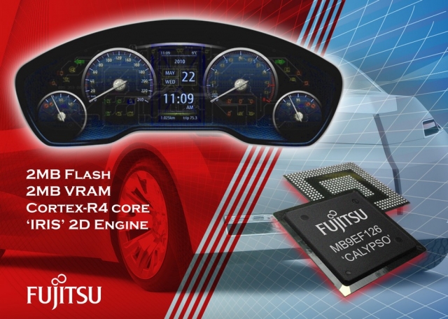 Fujitsu Announces Single-Chip Solution for Automotive Hybrid Instrument Clusters Fujitsu Announces Single-Chip Solution for Automotive Hybrid Instrument Clusters