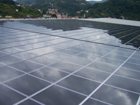 Photovoltaikanlage in Serra Riccò (Italien). Copyright: Vario green energy Photovoltaikanlage in Serra Riccò (Italien). Copyright: Vario green energy