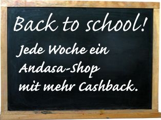 Jede Woche ein Shop für Schulbedarf mit Extra-Bargeldbonus Jede Woche ein Shop für Schulbedarf mit Extra-Bargeldbonus