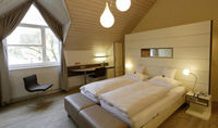 Zimmer mit dem frolexus_Bettsystem in Hotel Flussbett
