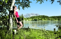 Pause am Schwarzsee (Kitzbühel) Pause am Schwarzsee (Kitzbühel)