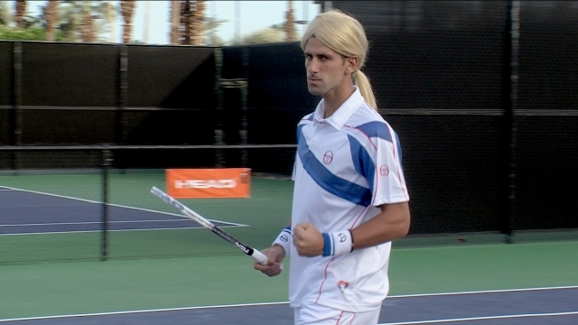 Novak Djokovic und Maria Sharapova präsentieren in New York den neuen digitalen Werbeclip und die TV Novak Djokovic und Maria Sharapova präsentieren in New York den neuen digitalen Werbeclip und die TV