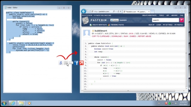 Click.to nimmt Pastebin.com in sein Programm auf