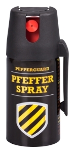 Neu! Pepperguard Pfefferspray - wirkt stark gegen Angreifer Neu! Pepperguard Pfefferspray - wirkt stark gegen Angreifer